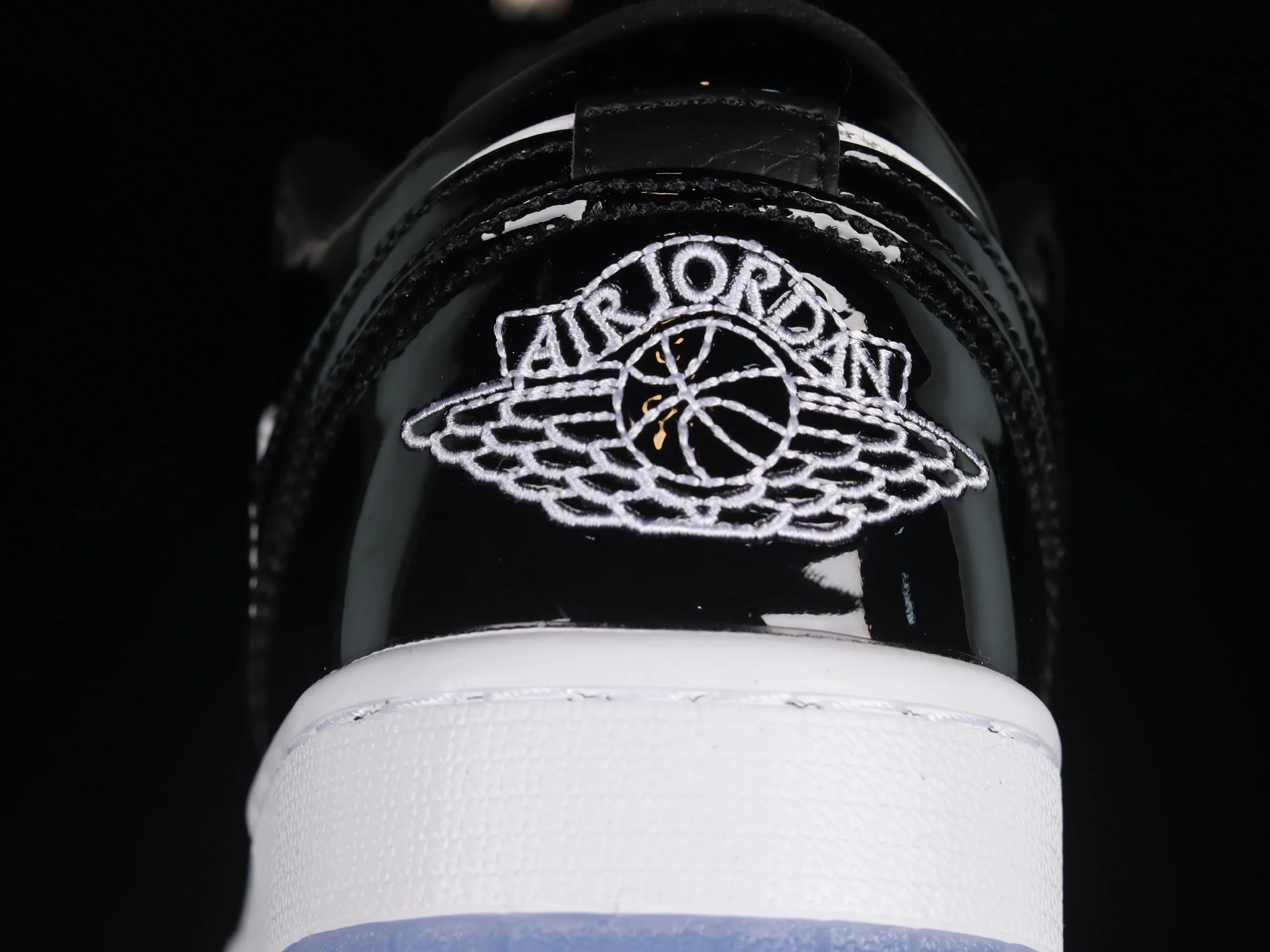 All categories Air Jordan Jordan series basketball shoes Air Jordan 1 Low Air Jordan 1 Low "Concord" AJ1 Joe 1 Concord black and white patent leather low-top basketball shoes DV1309-100